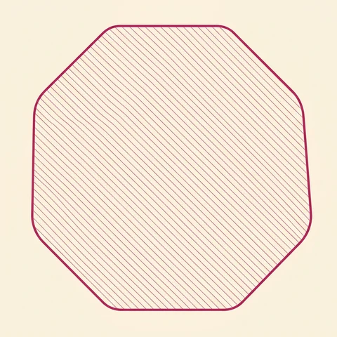 Original illustrative diagram of Military Operations Area (MOA): A magenta hashed (segmented) boundary line enclosing the area, labeled with the MOA's name.